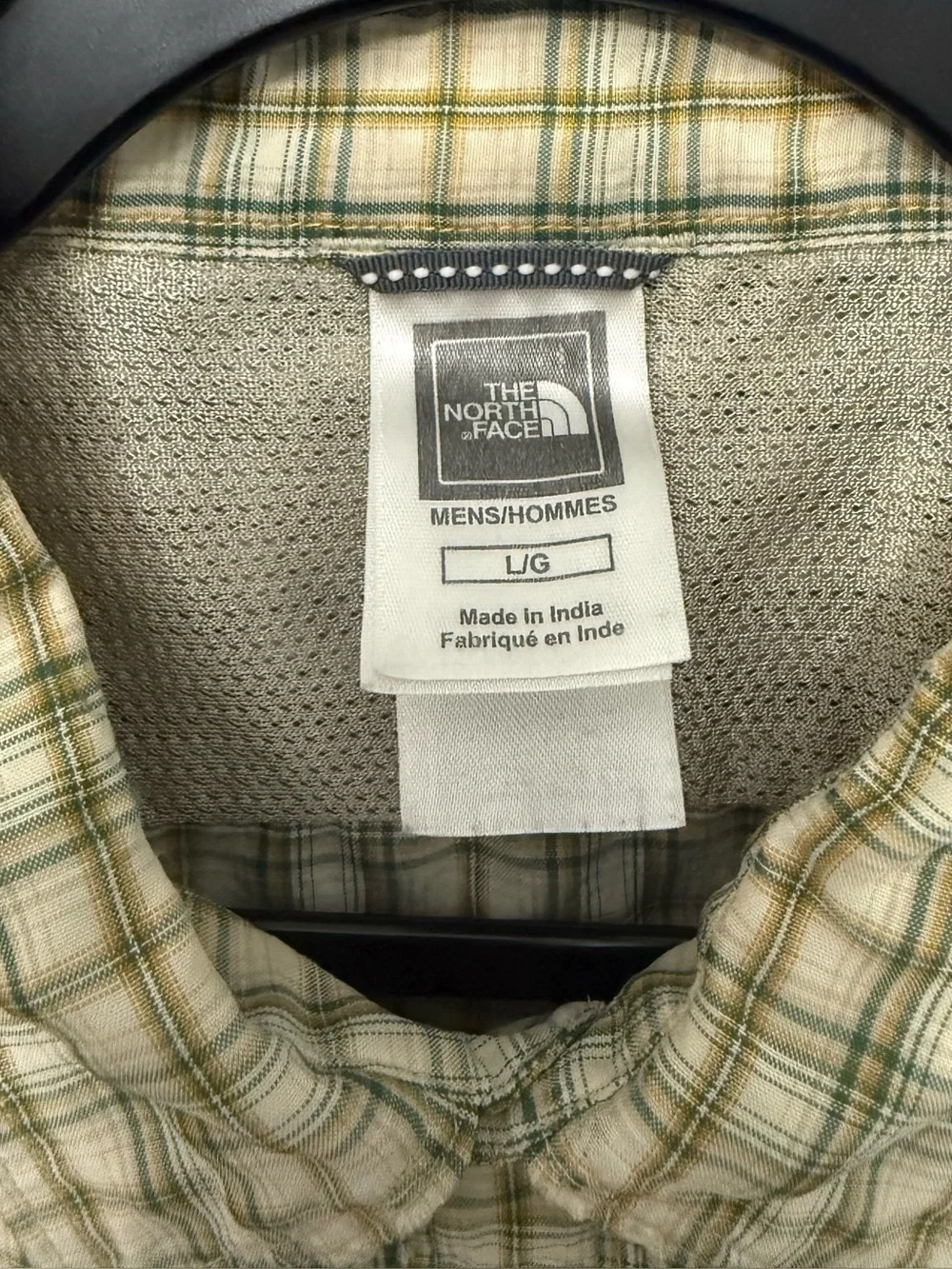 The North Face | Y2K Checkered Boxy S/S Button Down Shirt | Size Large